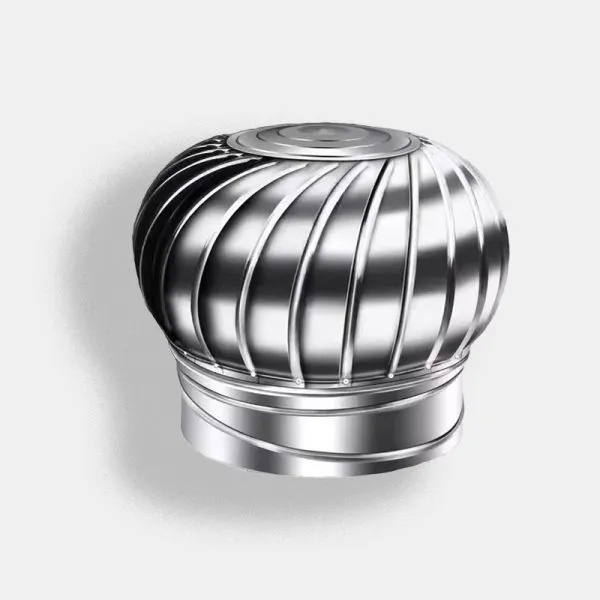 Stainless steel wind ball unpowered hood ventilator