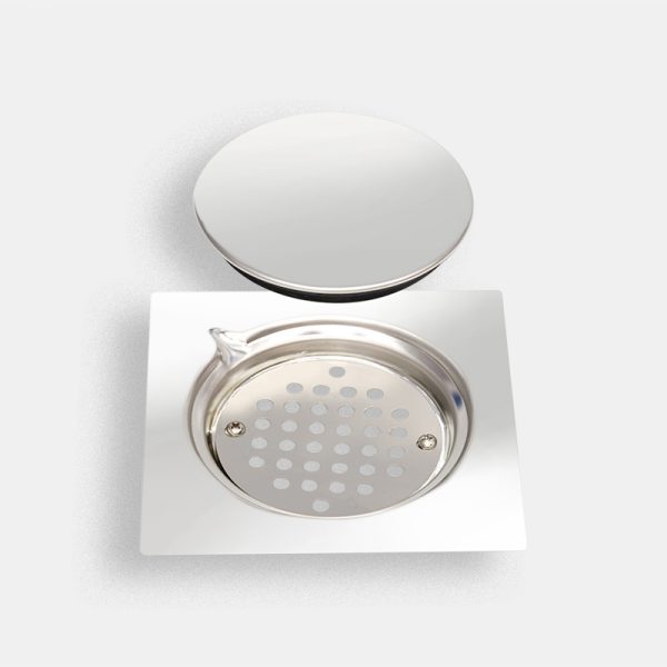 Stainless-steel Square Anti-odor Floor drainer can be Customized