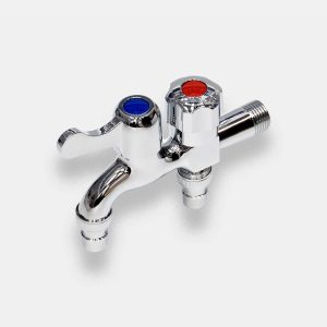 Front and Rear opening Faucet Dual use quick-open Wall Faucet washing machine