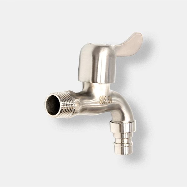 Stainless steel washing machine faucet quick-boining nozzle mop pool DN15