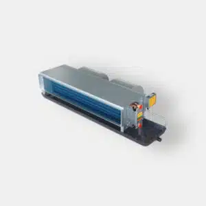 Horizontal concealed fan coil unit for chilled water HVAC system